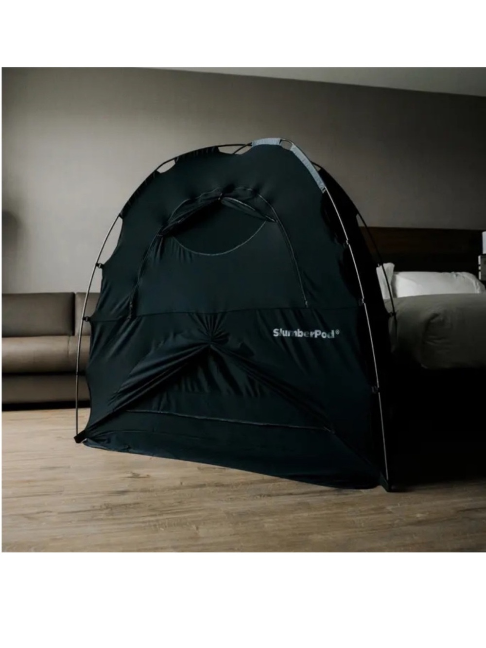 SlumberPod Black Privacy Canopy 2.0